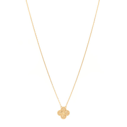 Van Cleef & Arpels 18K Yellow Gold Vintage Alhambra Pendant Necklace 1 of 5