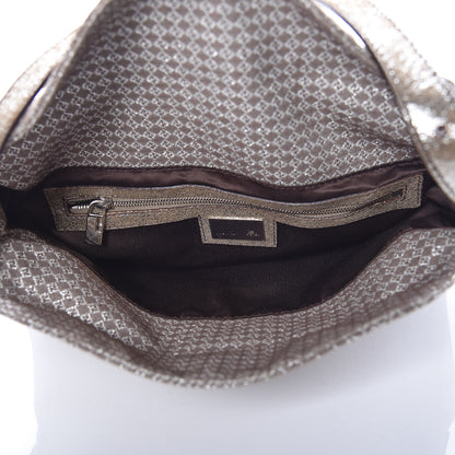 Fendi Metallic Zucchino Baguette Silver 5 of 12
