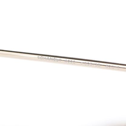 Chanel Metal Spring Round Sunglasses 4220 Gold Brown 6 of 8