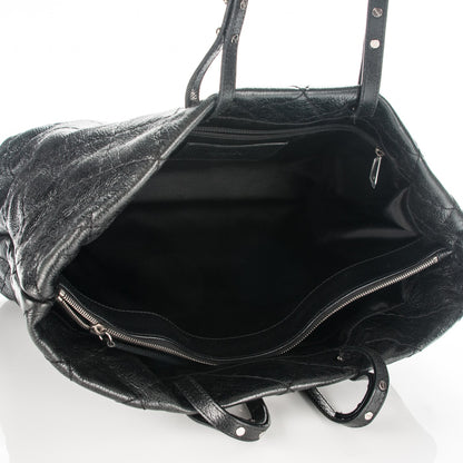 Chanel Glazed Calfskin Large On The Road Tote Black 5 of 6