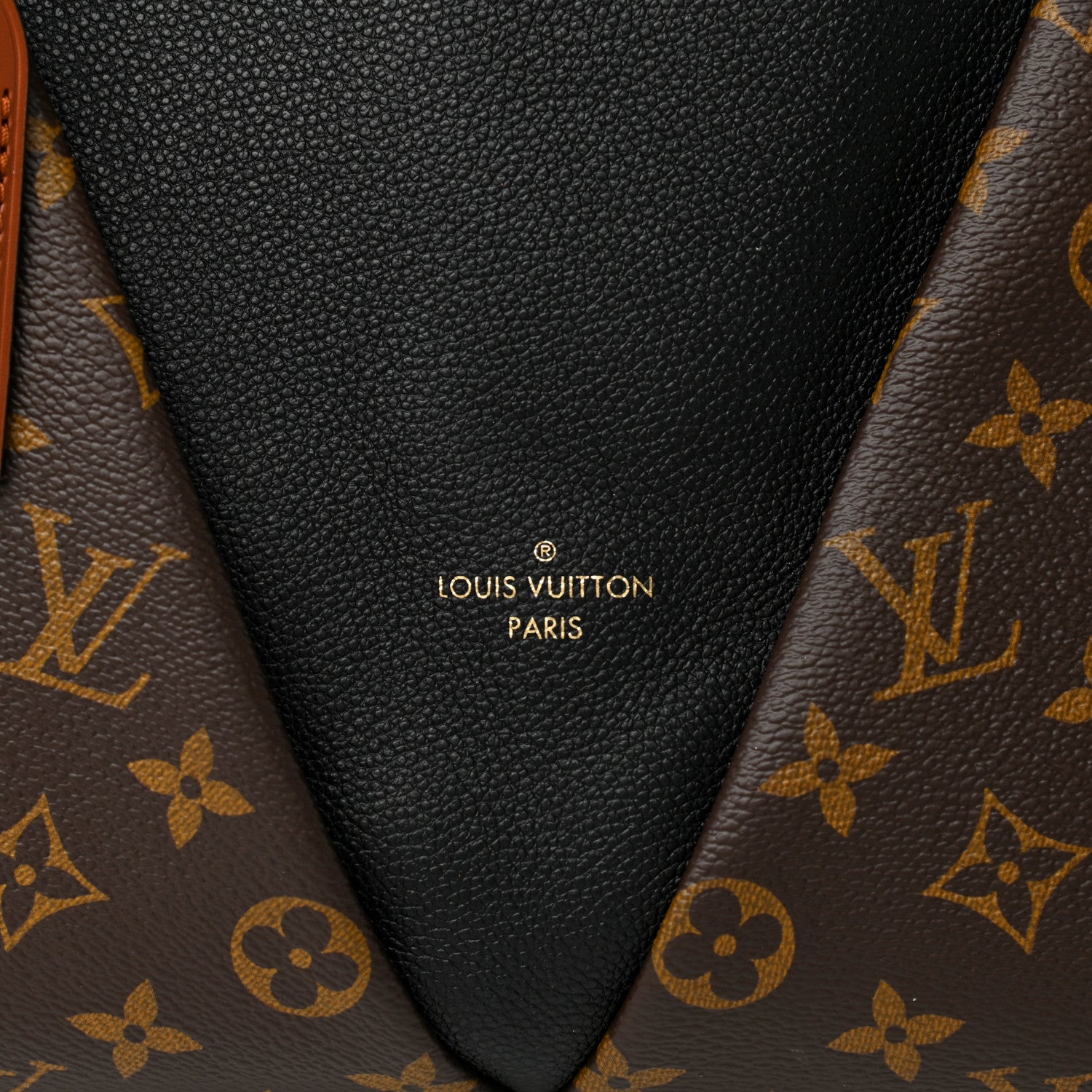 Louis Vuitton Monogram V Tote MM Black 7 of 9