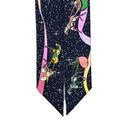 Hermes Silk Space Derby Twilly Marine Rose Multicolor 2 of 3