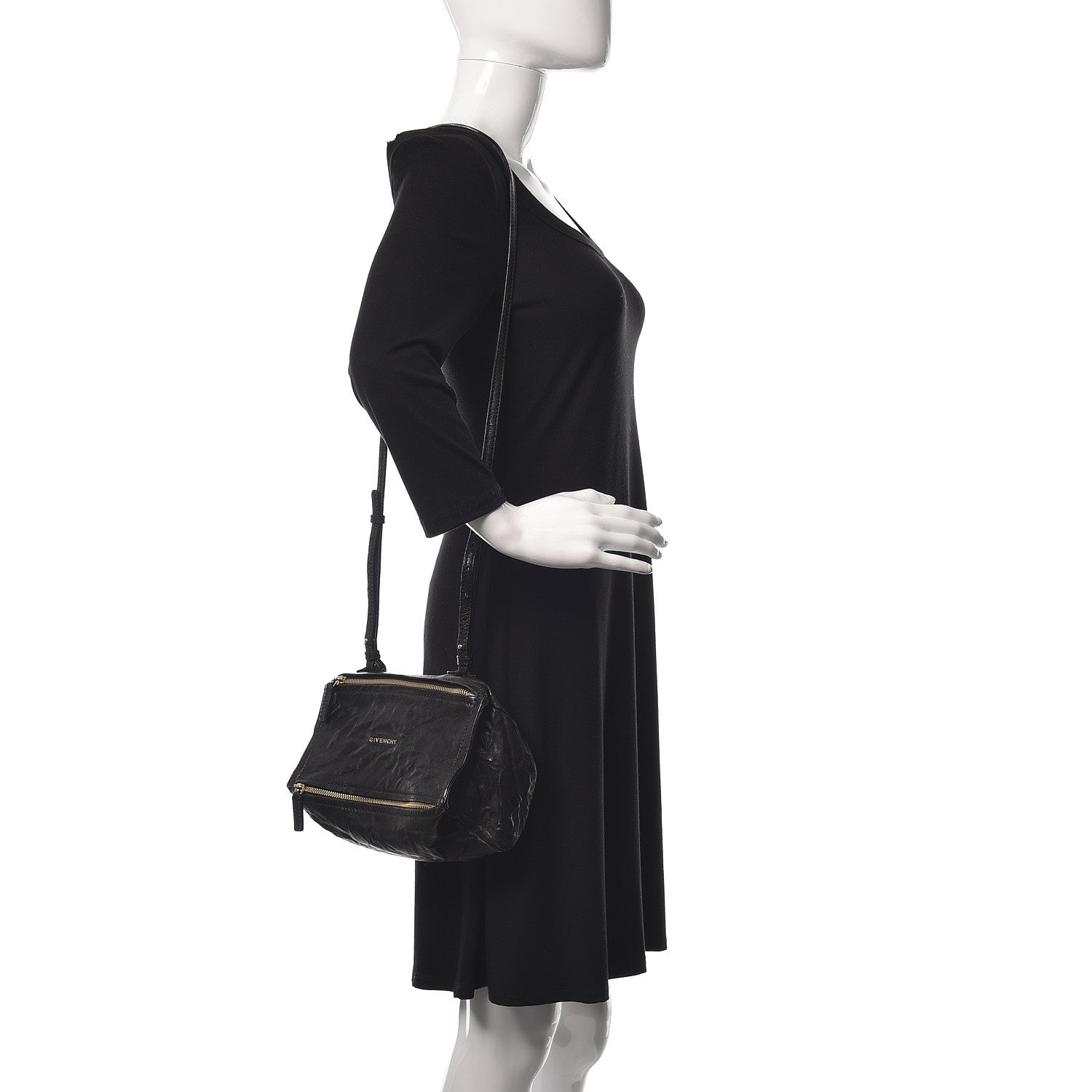 Givenchy Tumbled Sheepskin Mini Pandora Black 2 of 11