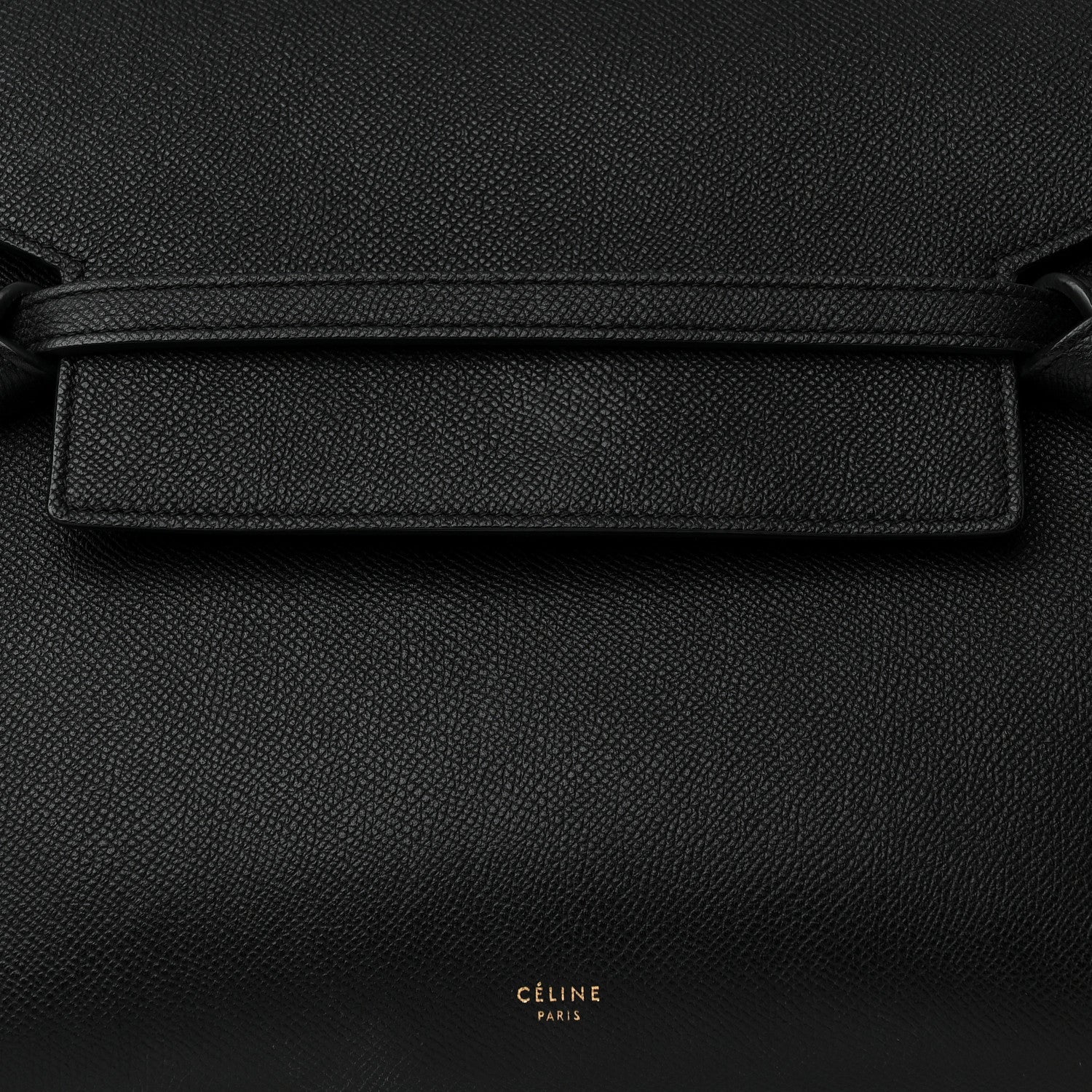 Celine Grained Calfskin Mini Belt Bag Black 9 of 12