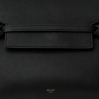 Celine Grained Calfskin Mini Belt Bag Black 9 of 12