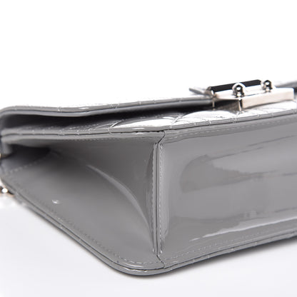 Christian Dior Patent Cannage Miss Dior Promenade Pouch Grey 8 of 9