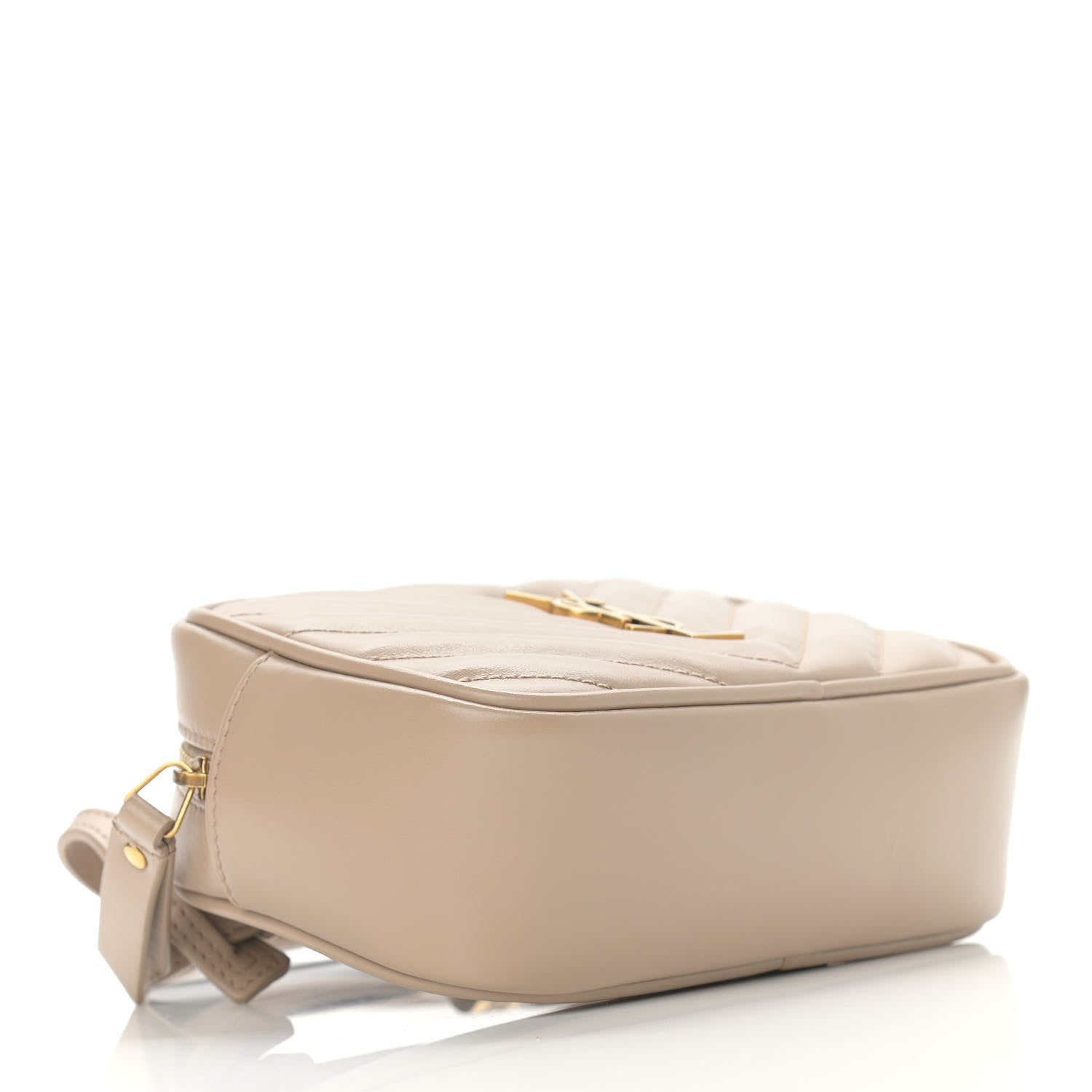 Saint Laurent Calfskin Matelasse Monogram Lou Belt Bag Light Natural 4 of 9