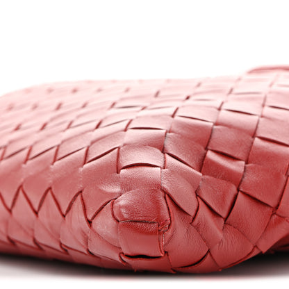 Bottega Veneta Calfskin Intrecciato Small Hop Rosewood 10 of 13