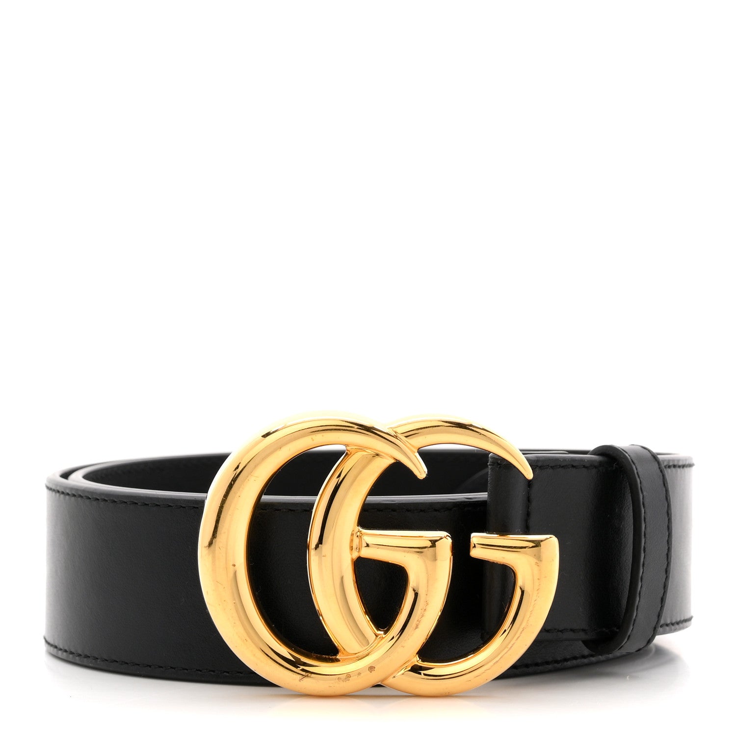 Gucci Calfskin Double G 40mm Belt 85 34 Black 1 of 7