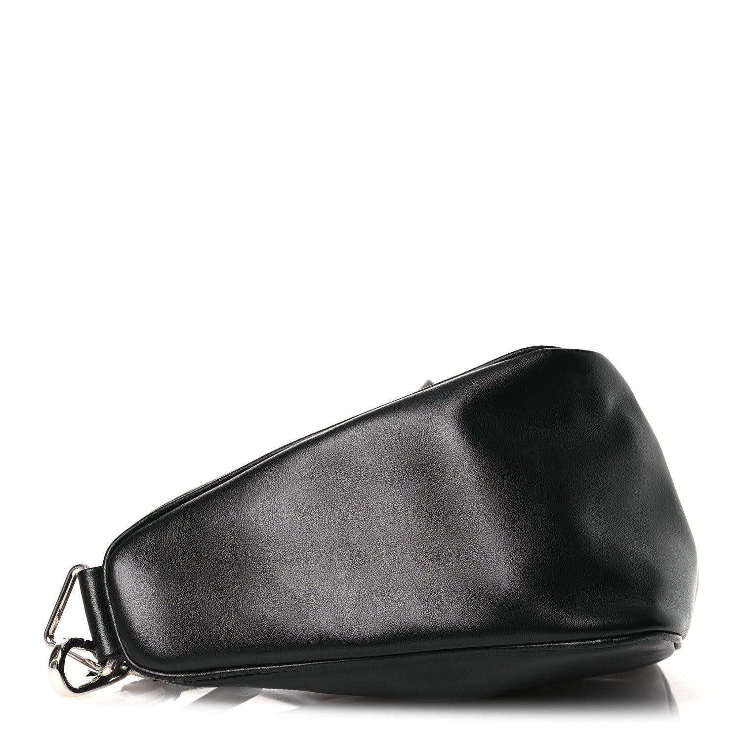 Prada Grace Lux Triangle Shoulder Bag Black 4 of 11
