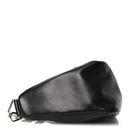 Prada Grace Lux Triangle Shoulder Bag Black 4 of 11