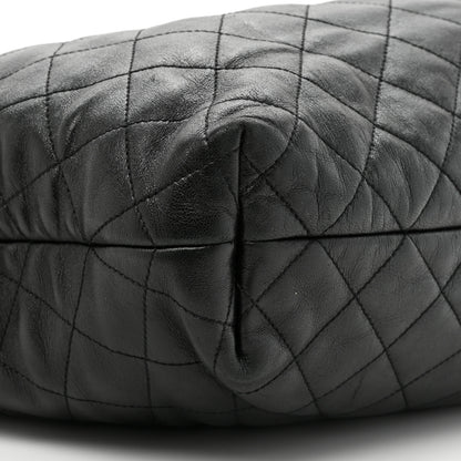 Saint Laurent Lambskin Quilted Maxi Icare Shopping Tote Black 10 of 18