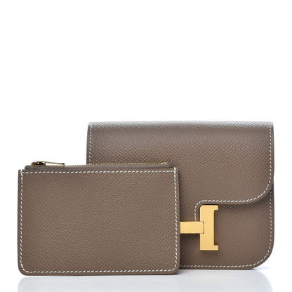 Hermes Epsom Constance Slim Wallet Etoupe 3 of 7