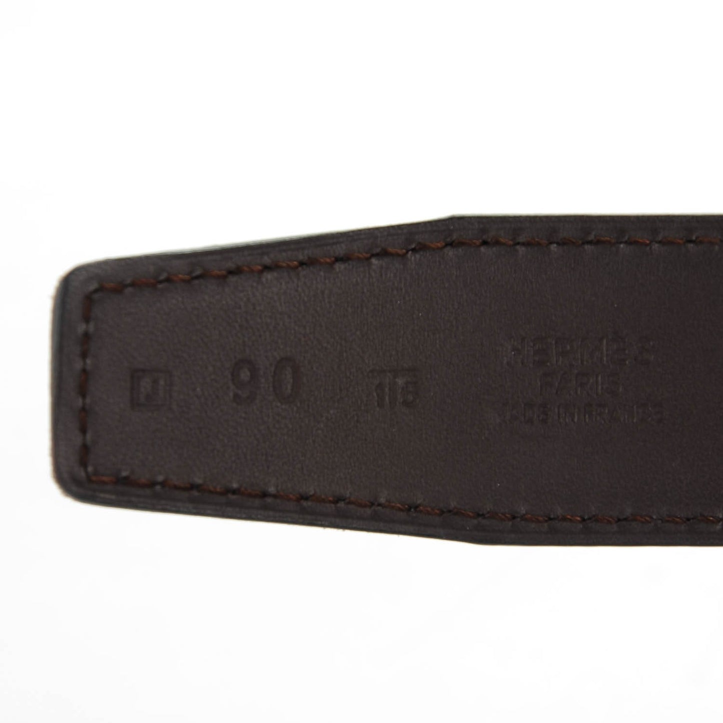 Box Chamonix 32mm H Belt 90 Black Chocolate