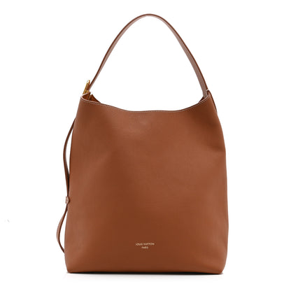 Louis Vuitton Grained Calfskin Low Key Hobo MM Cognac 1 of 10
