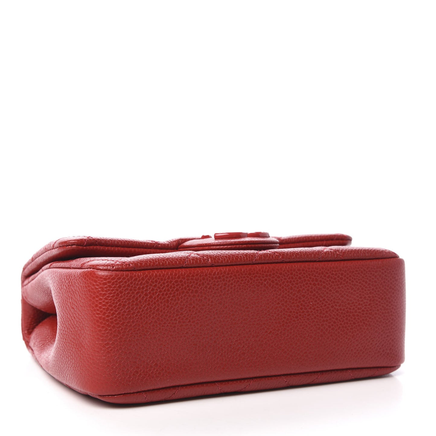 Caviar Quilted Mini Incognito Square Flap Red