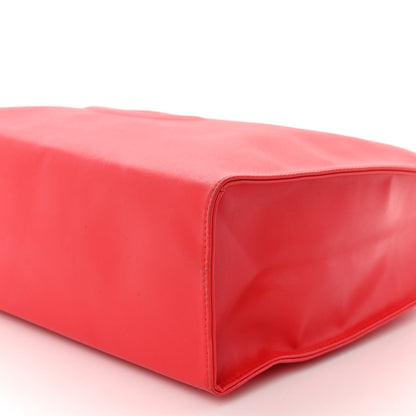 Telfar Vegan Leather Medium Shopping Bag Red 9 of 11