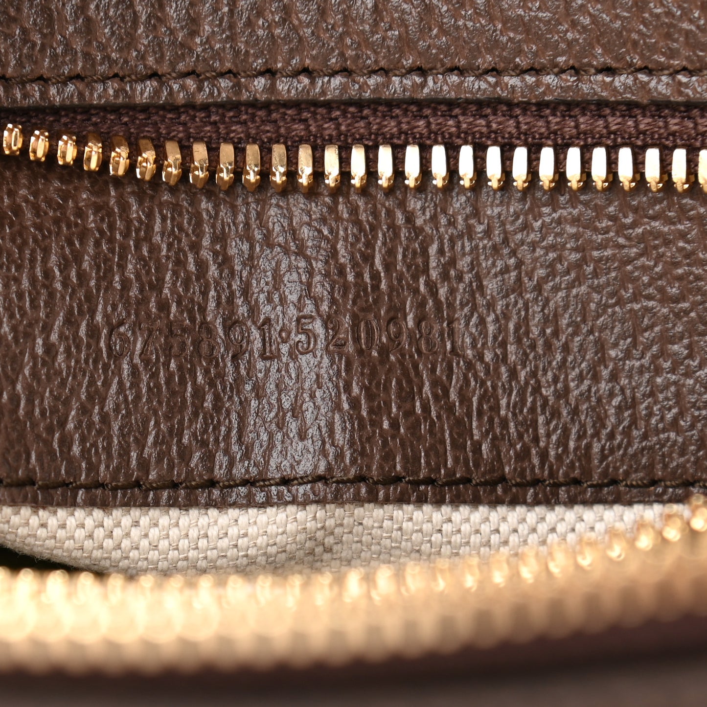 Monogram Jumbo GG Textured Dollar Calfskin Web Messenger Shoulder Bag Camel Ebony New Acero