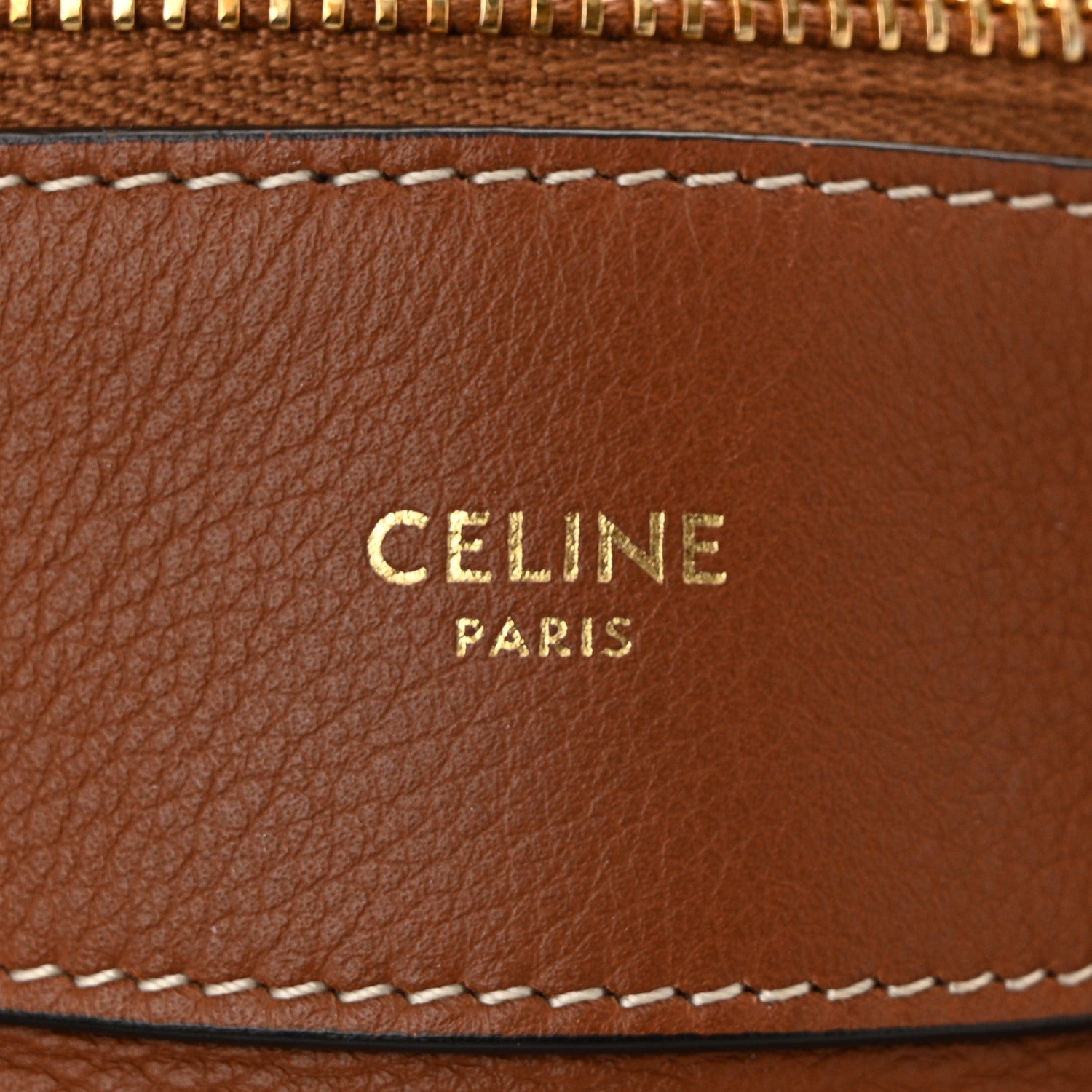 Celine Supple Calfskin Medium Romy Shoulder Bag Tan 6 of 11