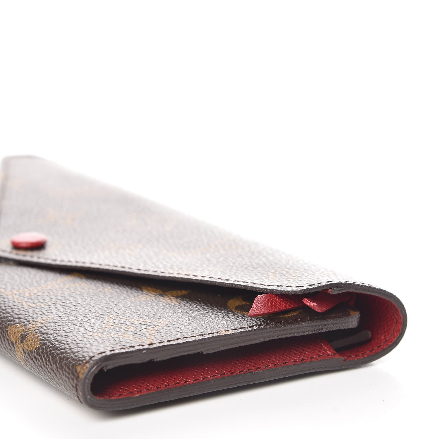 Louis Vuitton Monogram Josephine Wallet Red 9 of 13