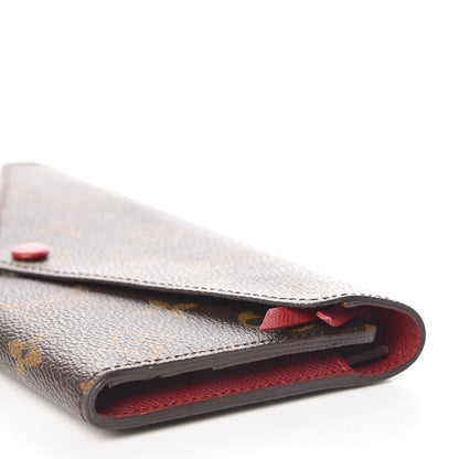 Louis Vuitton Monogram Josephine Wallet Red 9 of 13