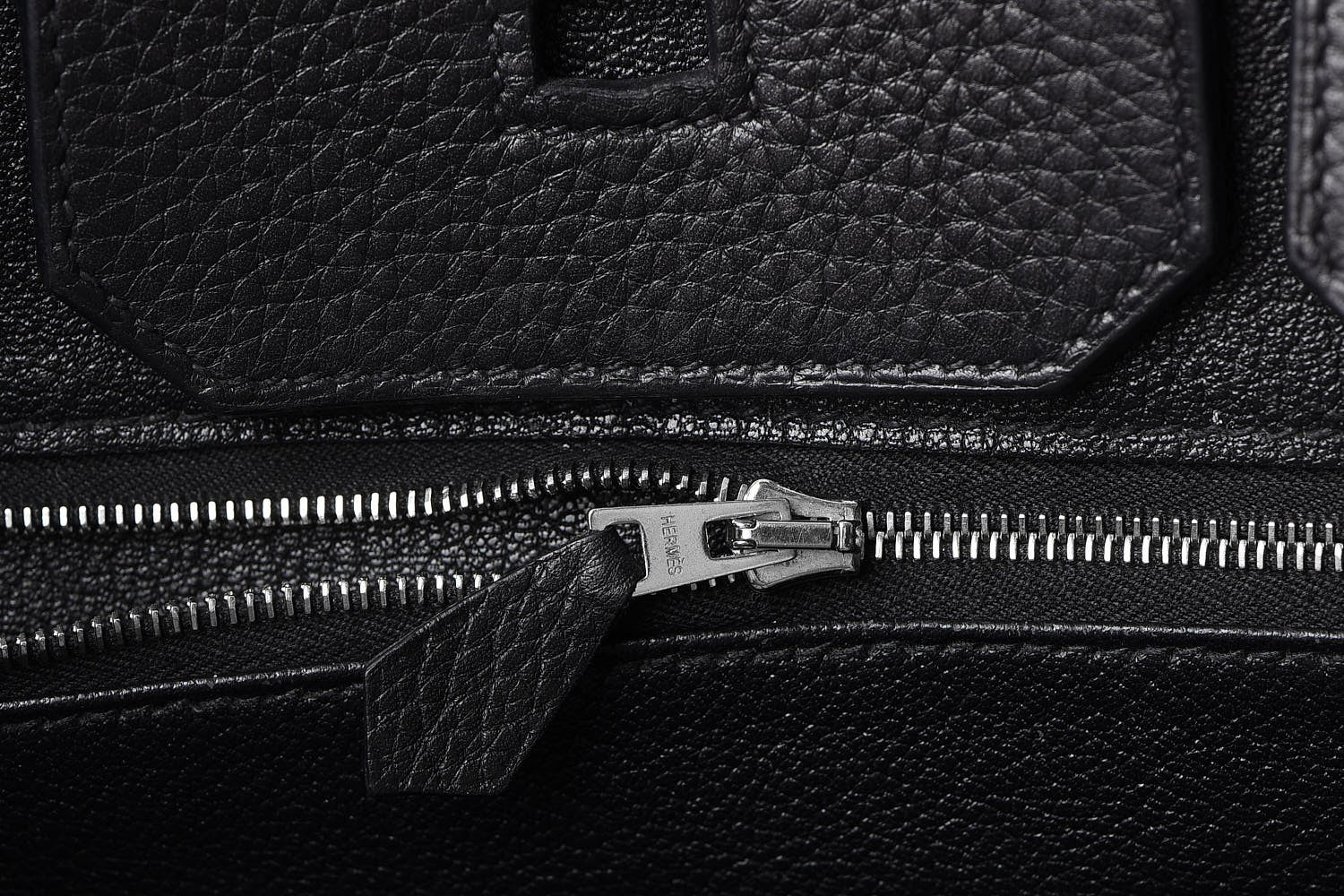 Hermes Taurillon Clemence Birkin 35 Black 19 of 44