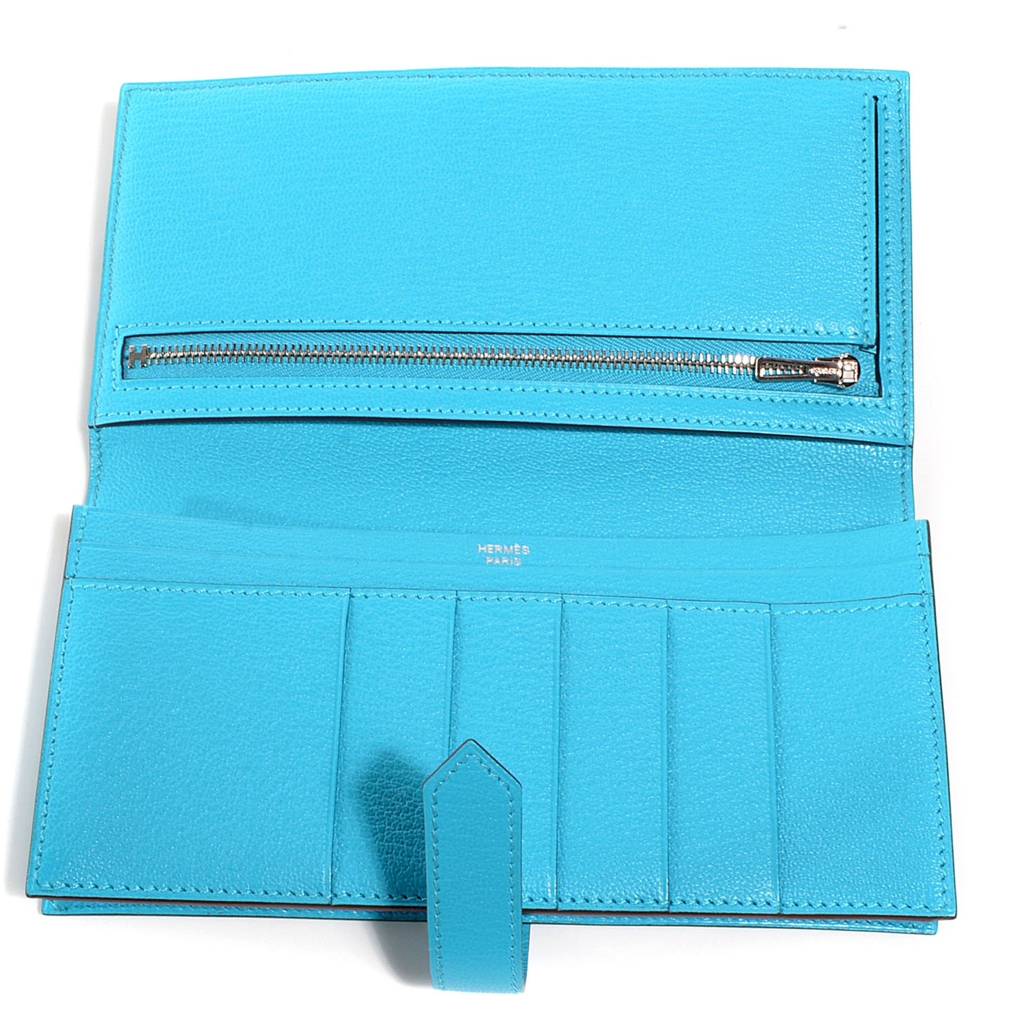 Chevre Mysore Bearn Wallet Bleu Azteque