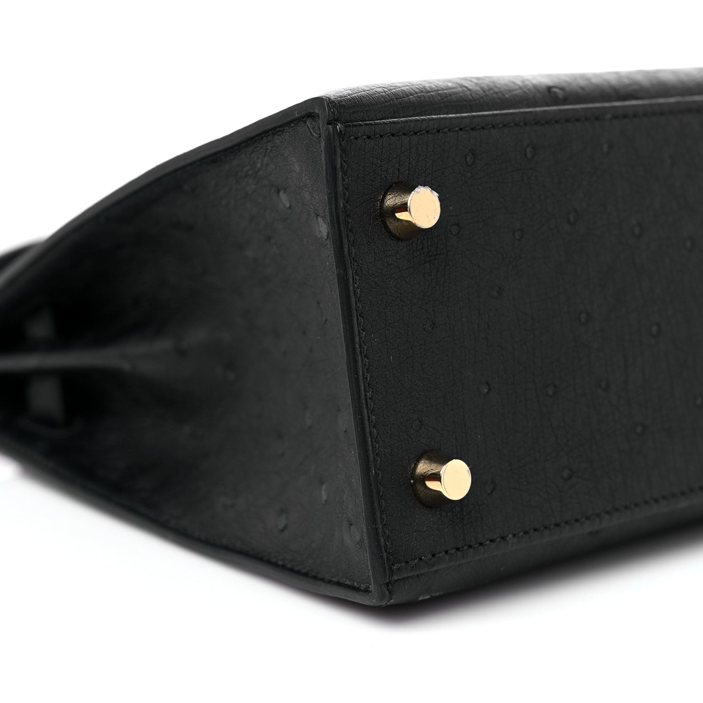 Ostrich Kelly Sellier 25 Black