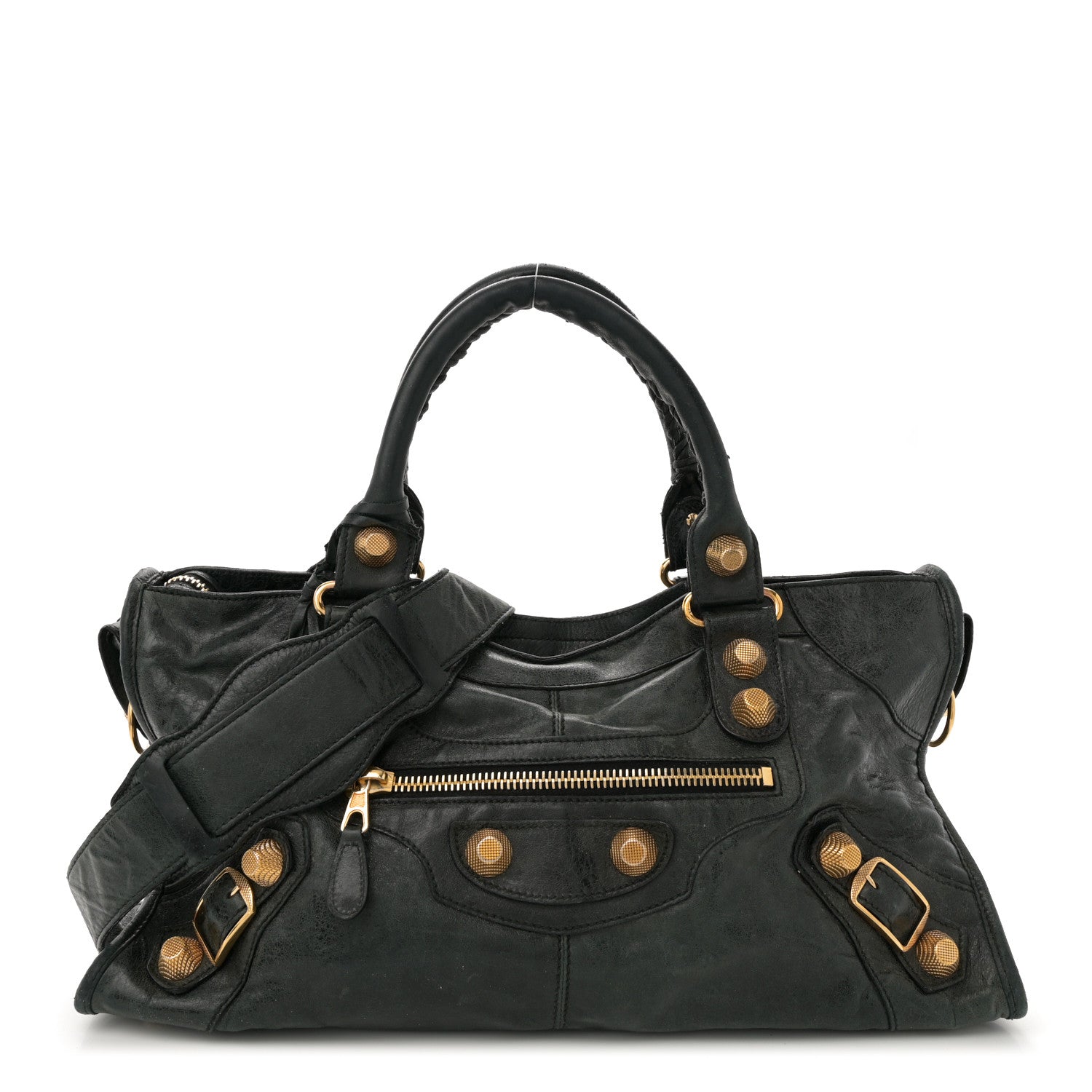 Balenciaga Agneau Giant 21 Gold Hardware Part Time Anthracite 1 of 17