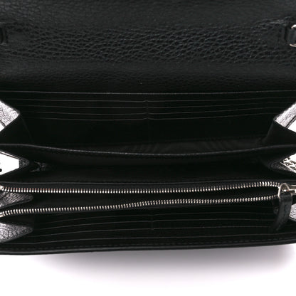 Gucci Calfskin Mini Dionysus Chain Wallet Black 5 of 10