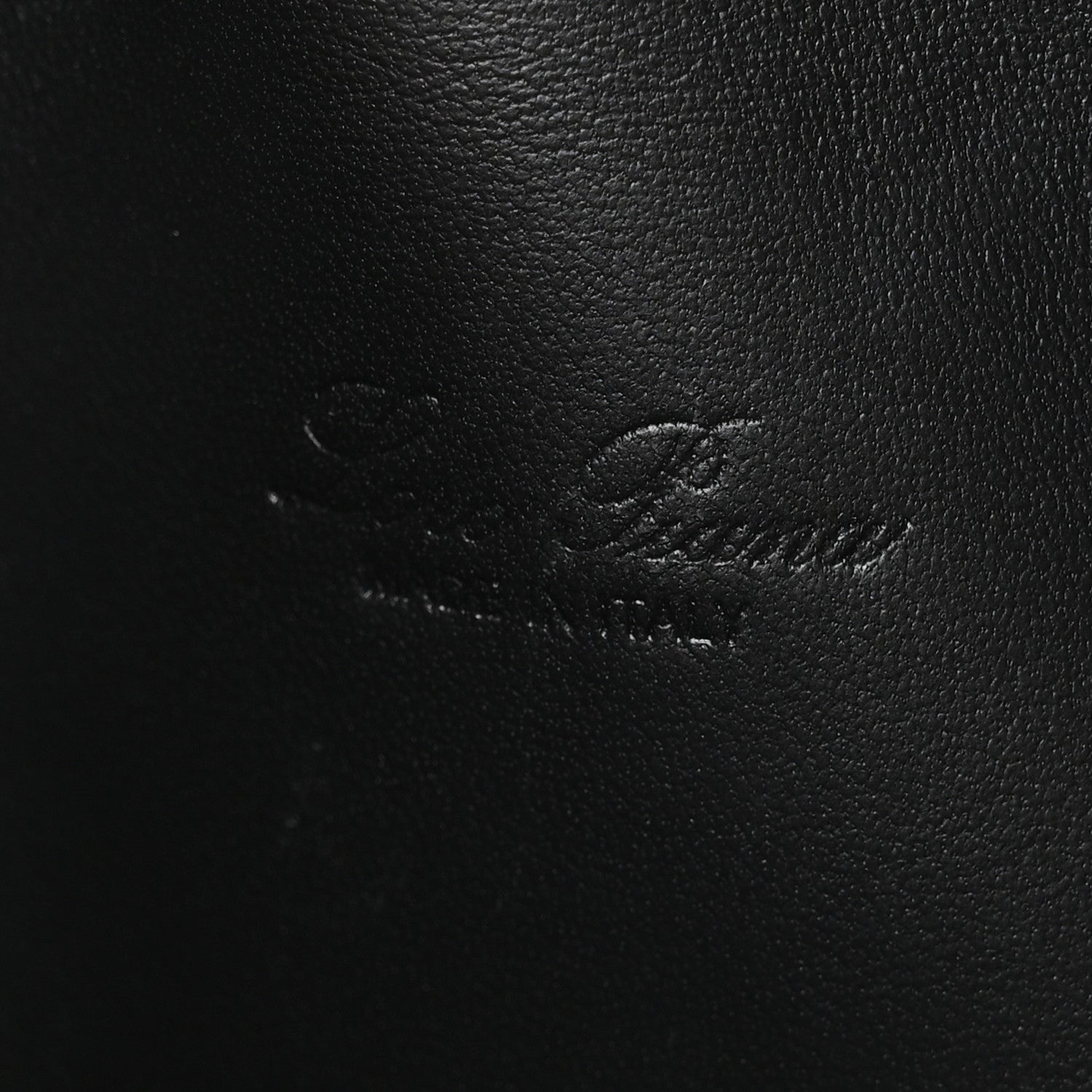 Loro Piana Ostrich L19 Extra Pocket Pouch Black 6 of 9