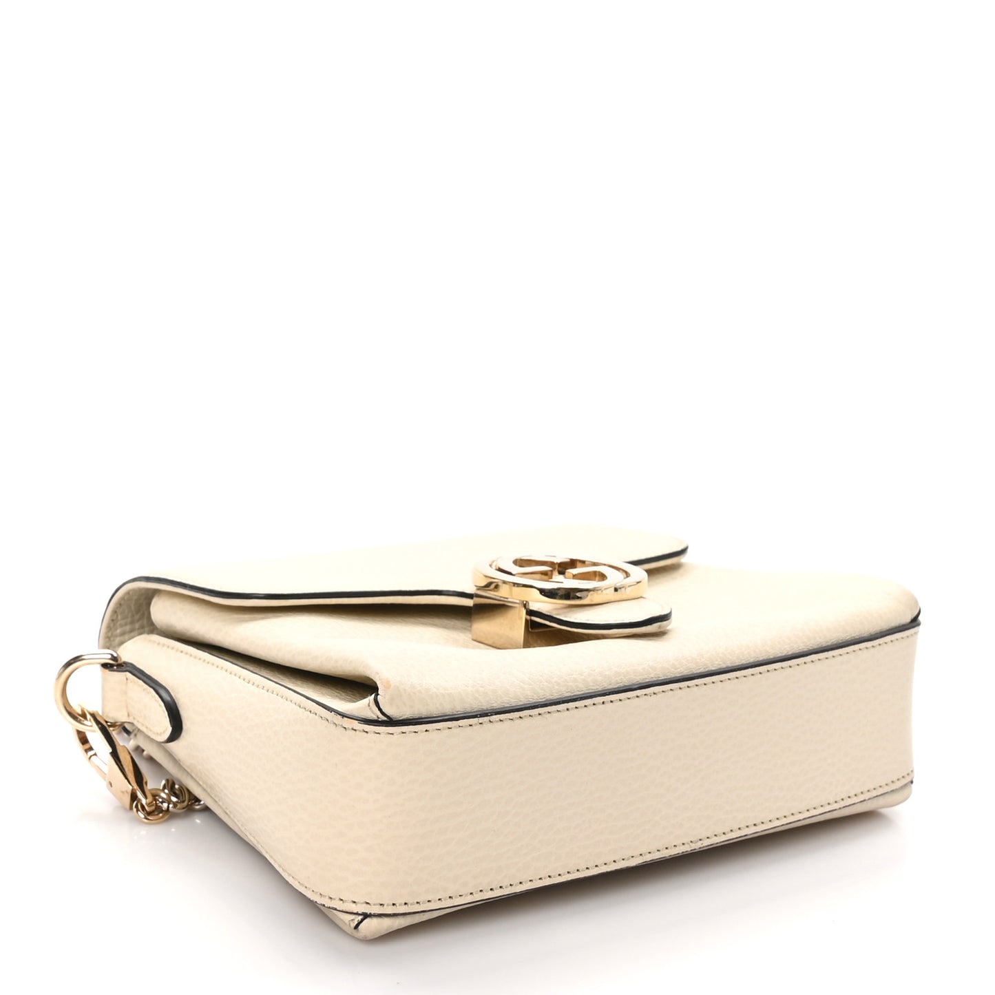 Dollar Calfskin Interlocking G Crossbody Bag Ivoire