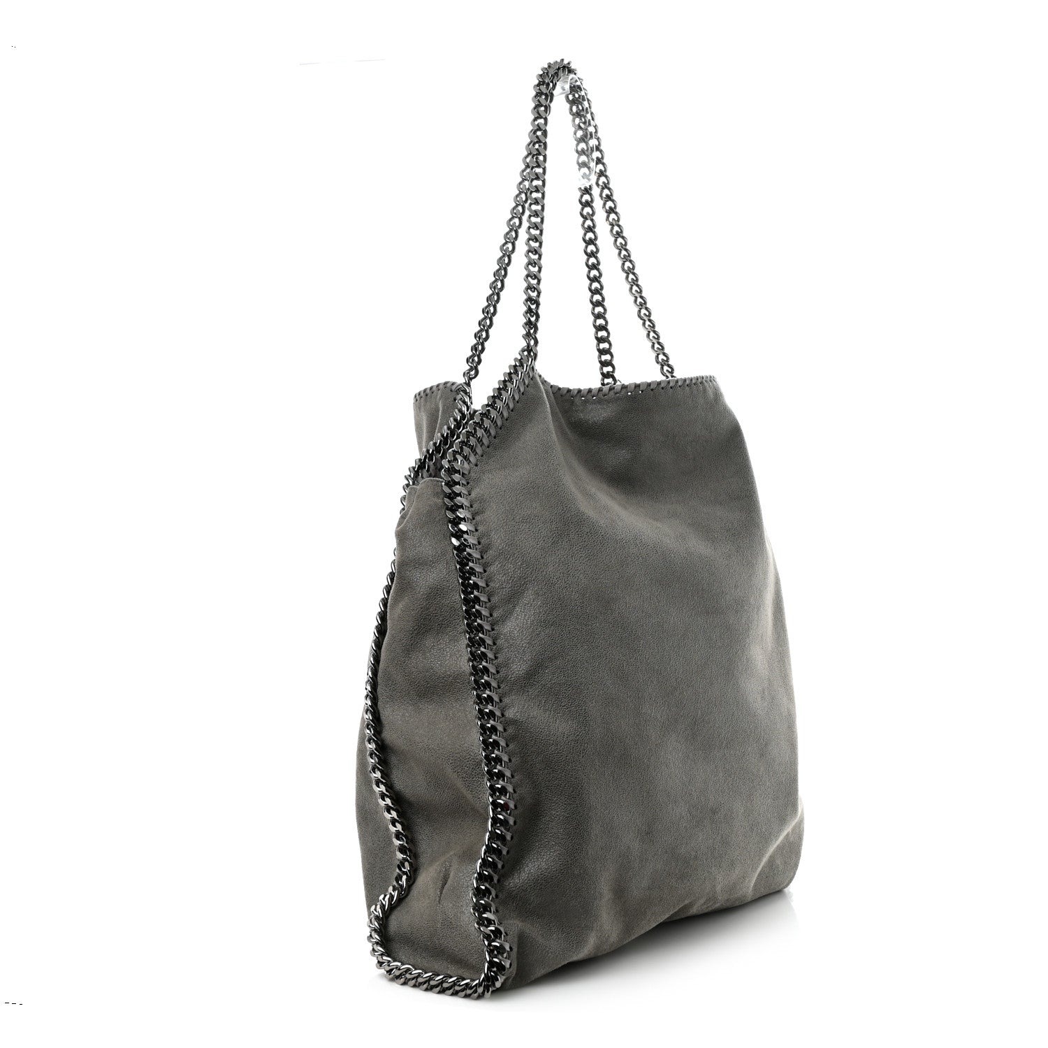 Stella McCartney Shaggy Deer Big Falabella Tote Grey 3 of 10