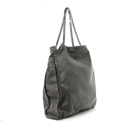 Stella McCartney Shaggy Deer Big Falabella Tote Grey 3 of 10