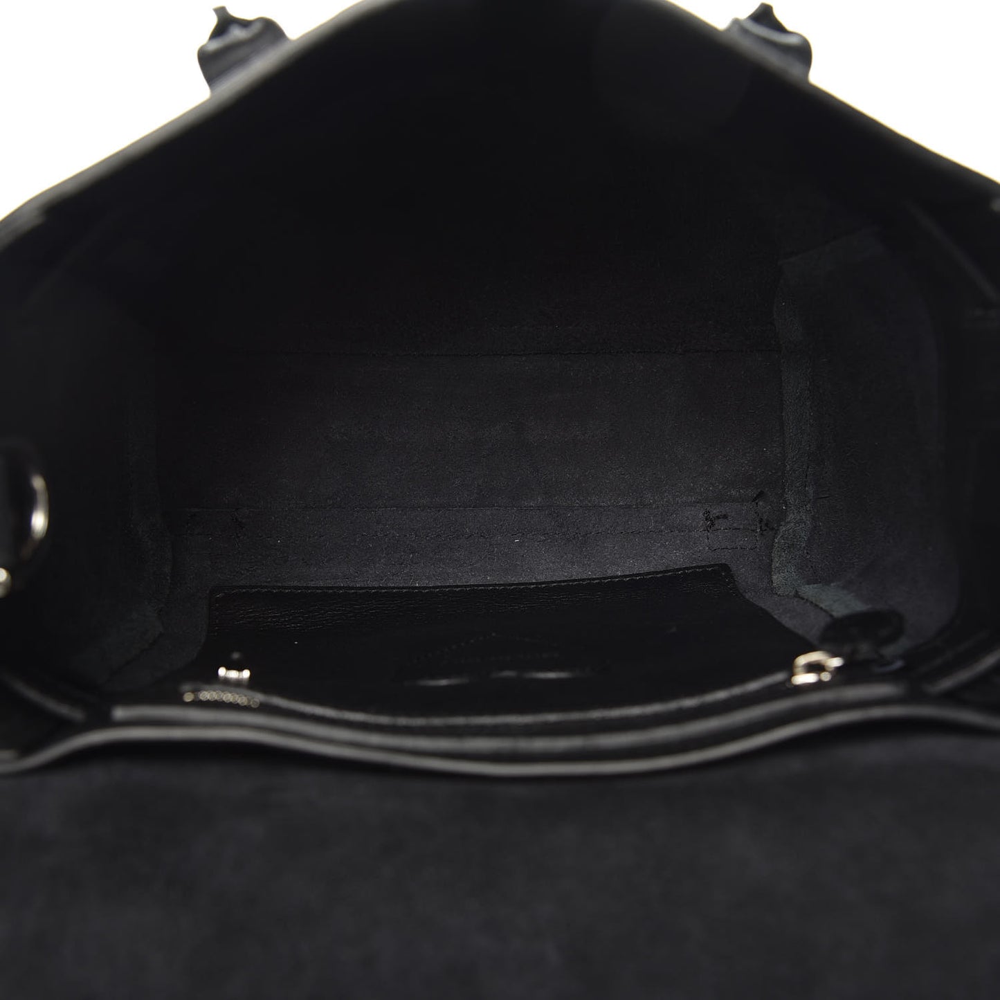 Natural Leather Mini Cara Delevingne Convertible Satchel Black