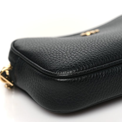 Gucci Dollar Calfskin Super Mini GG Marmont Chain Shoulder Bag Black 9 of 10