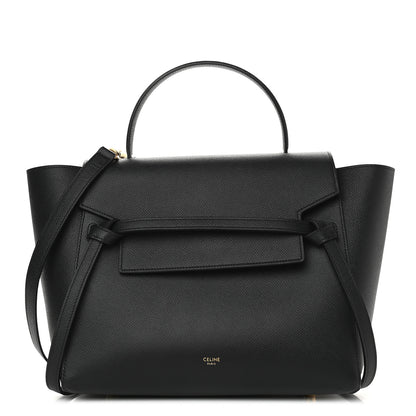 Celine Grained Calfskin Mini Belt Bag Black 1 of 9