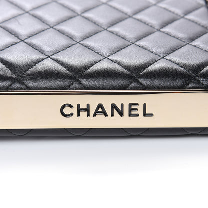 Chanel Lambskin Quilted Trendy CC Wallet On Chain WOC Black 11 of 14