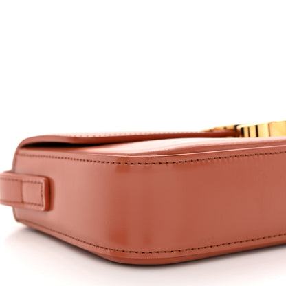 Celine Shiny Calfskin Triomphe Shoulder Bag Terracotta 11 of 14