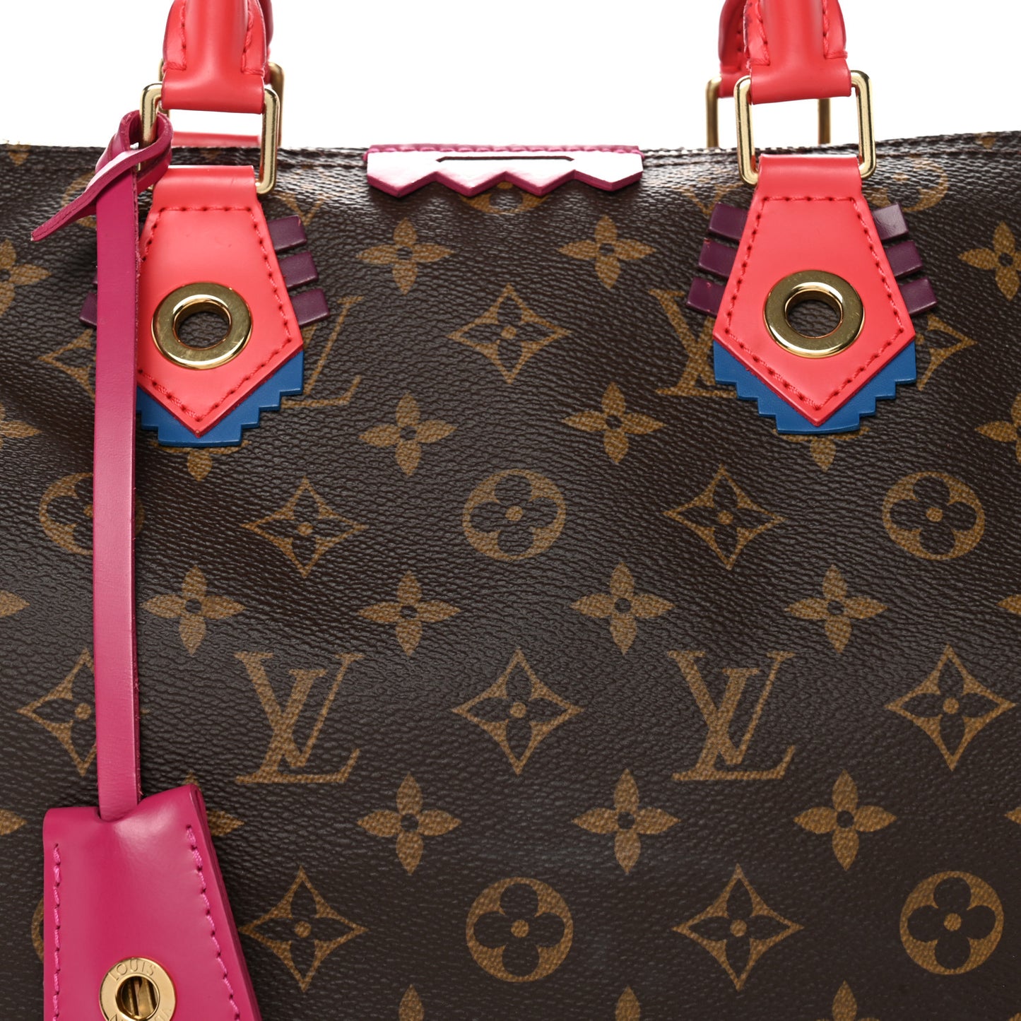Monogram Totem Speedy 30 Flamingo