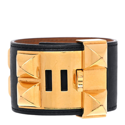 Hermes Box Collier de Chien CDC Bracelet S Black 3 of 9