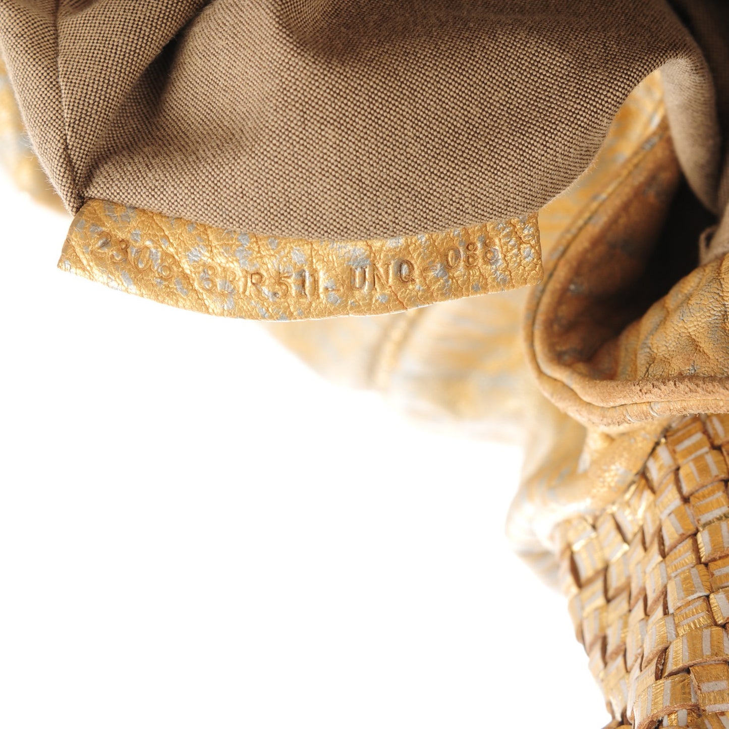 Nappa Nuvolata Bimetal Spy Oro Argento