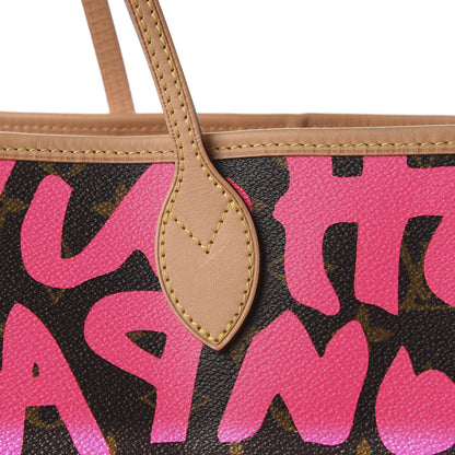Louis Vuitton Monogram Graffiti Neverfull GM Fuchsia 9 of 9