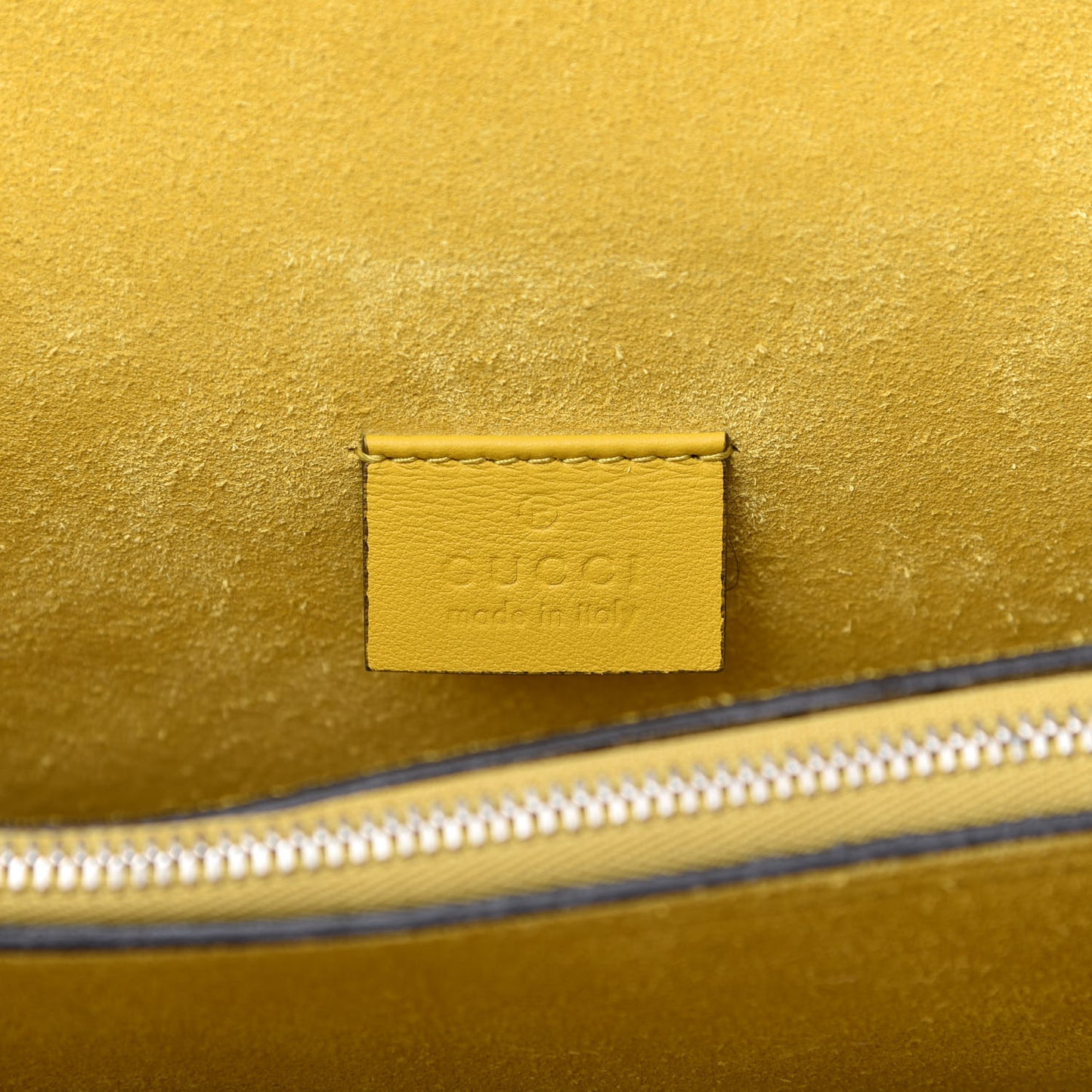GG Supreme Monogram Crystal Bow Embroidered Medium Dionysus Shoulder Bag Yellow