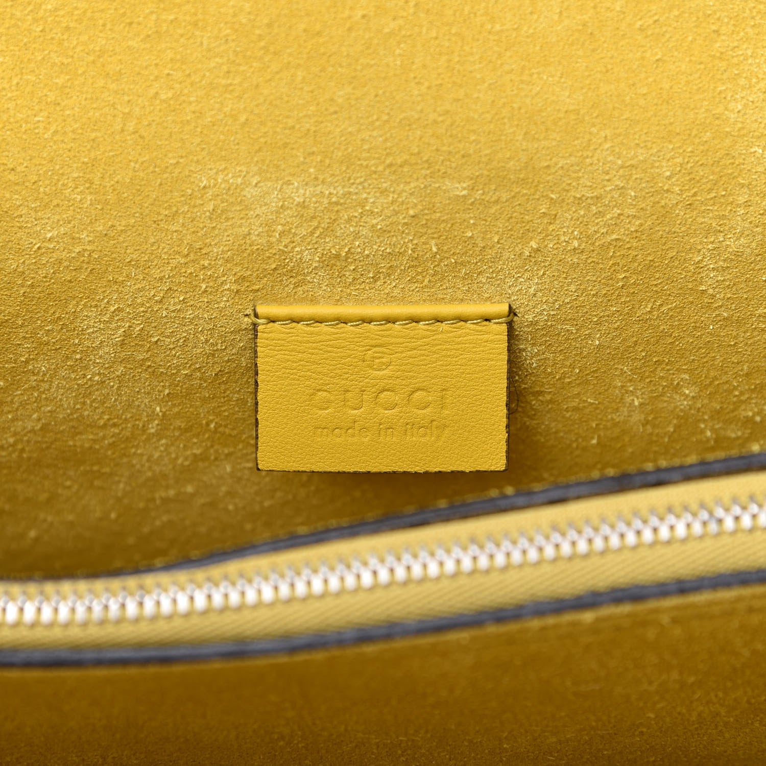 Gucci GG Supreme Monogram Crystal Bow Embroidered Medium Dionysus Shoulder Bag Yellow 8 of 10