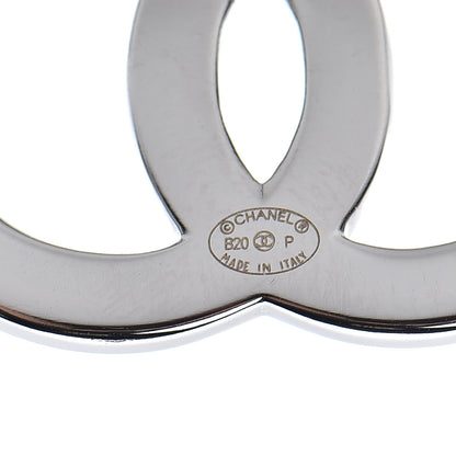 Chanel Crystal CC Earrings Silver 4 of 6
