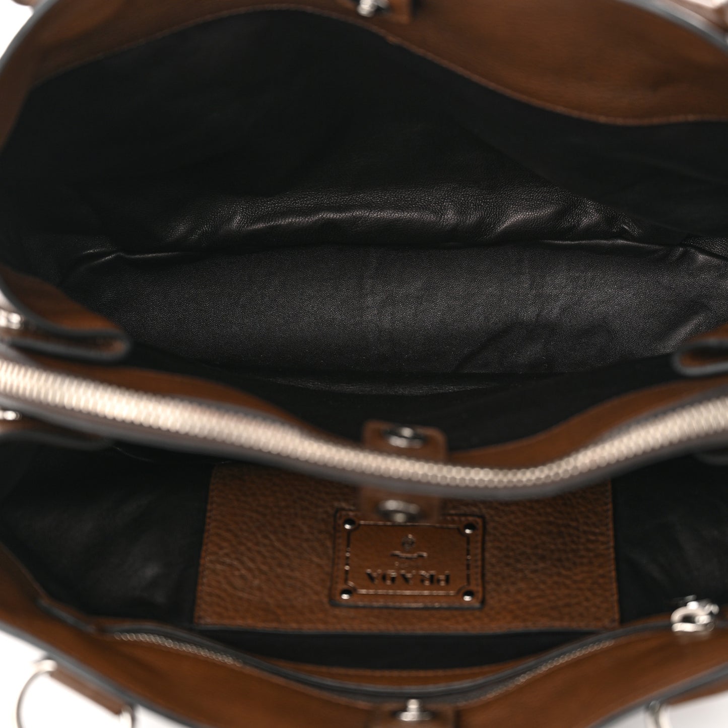 Cervo Deerskin Tote Bruciato