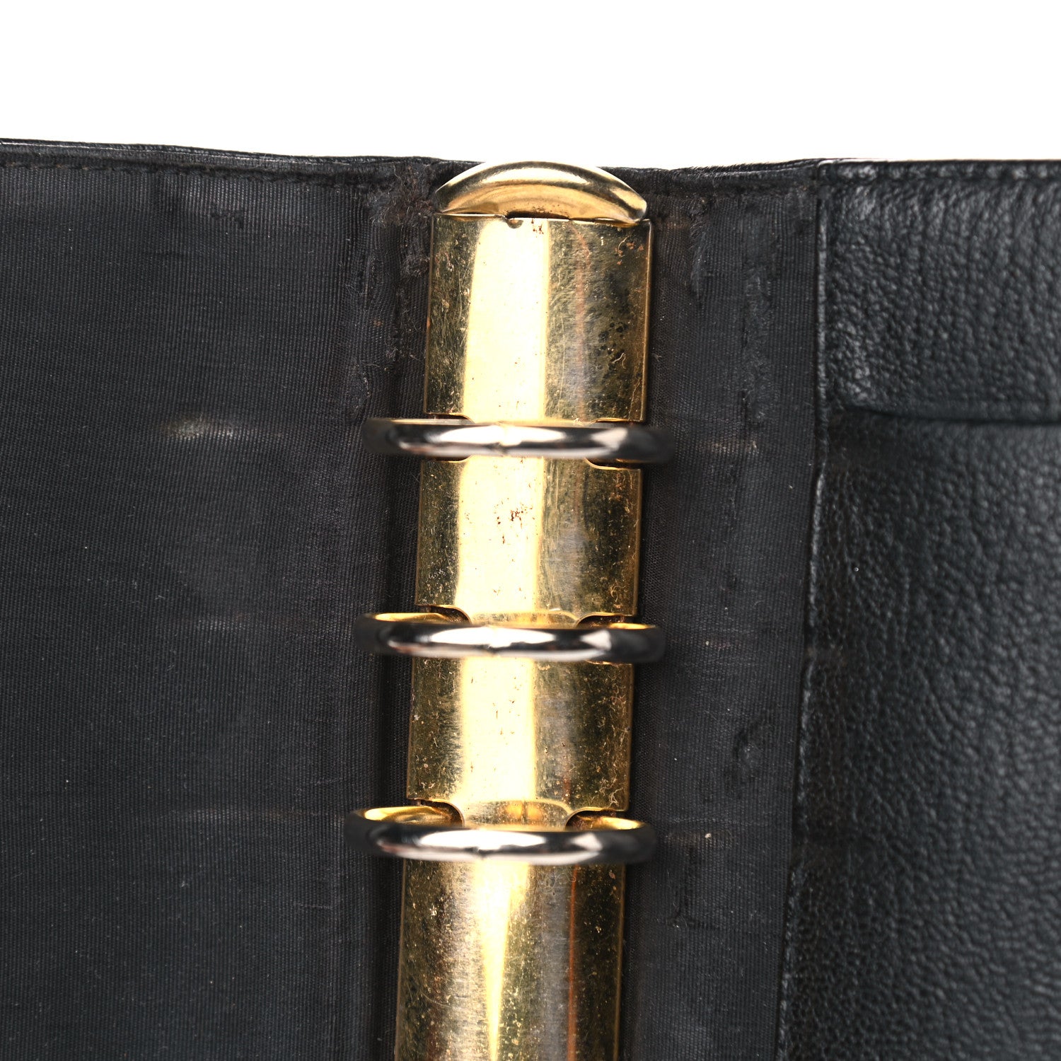 Chanel Goatskin Medium Ring Agenda Planner Black 12 of 12