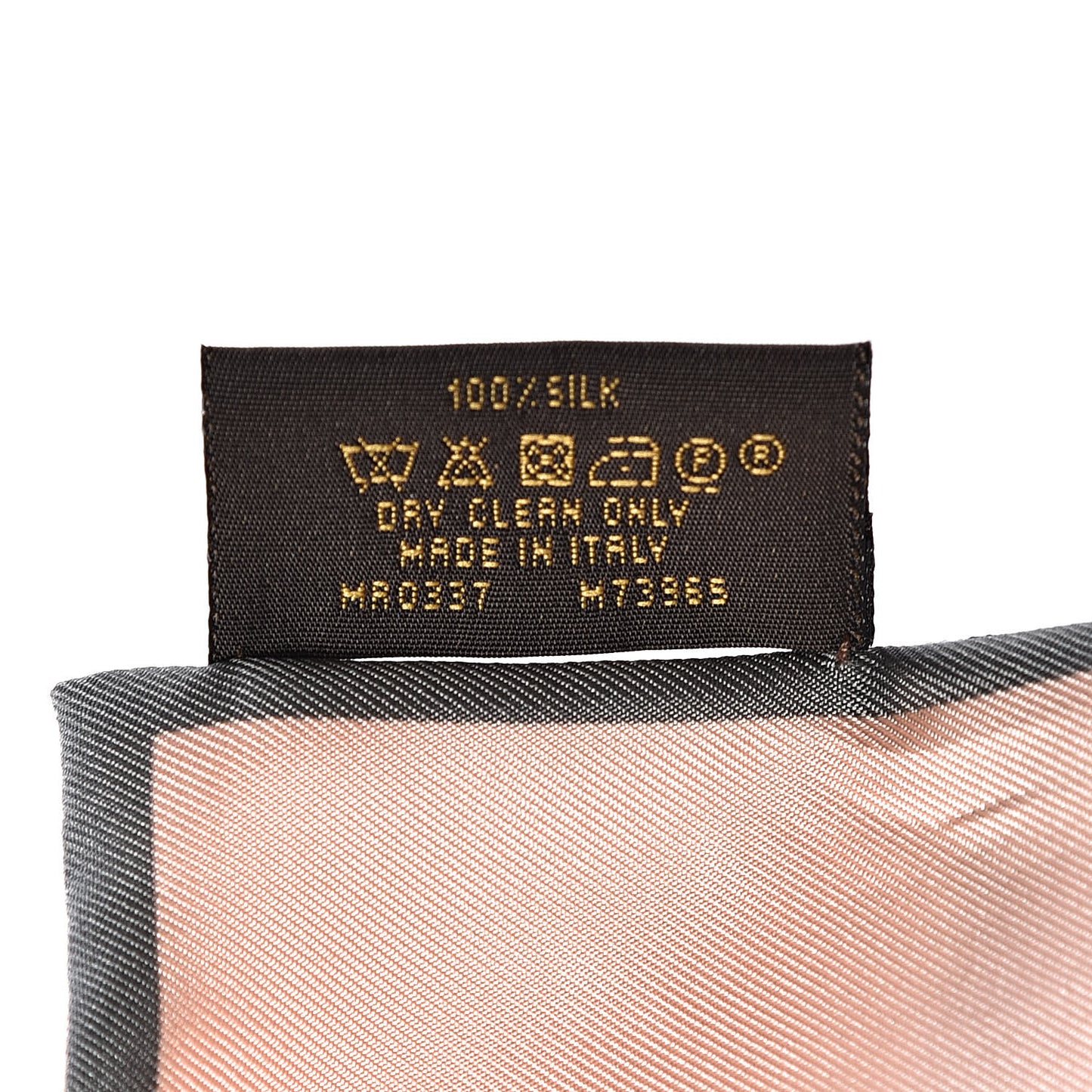 Silk Monogram Trunks Bandeau Rose Poudre