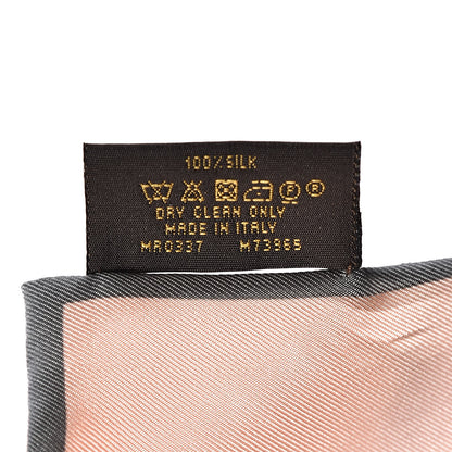 Louis Vuitton Silk Monogram Trunks Bandeau Rose Poudre 3 of 5
